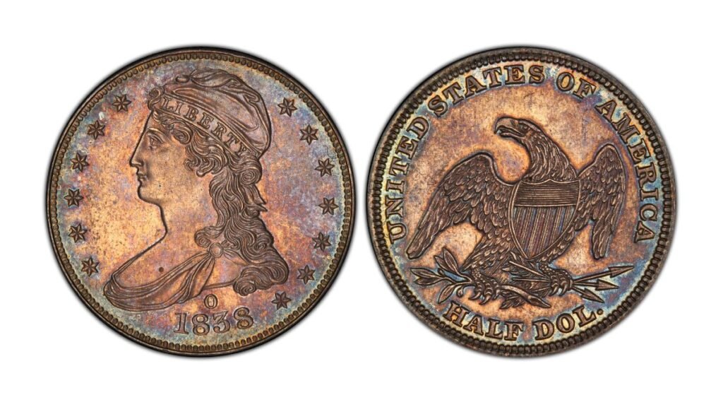 1838-O Capped Bust Half Dollar