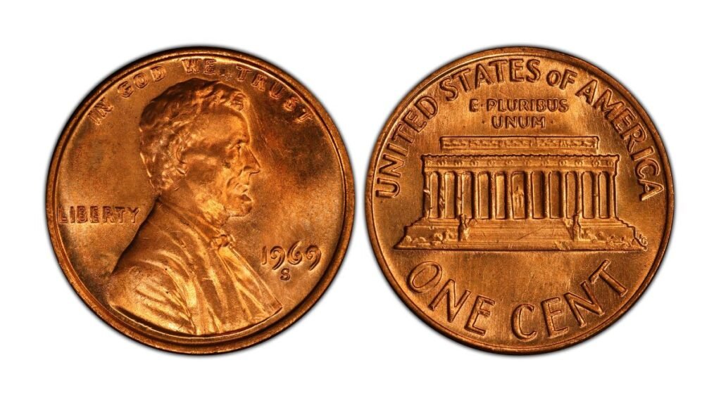 1969-S Lincoln Cent With Doubled Die Obverse