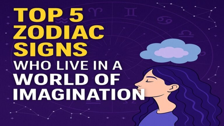 Top 5 Zodiac Signs Who Live in a World of Imagination